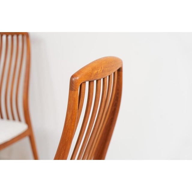 Dining Chairs from Schou Andersen, Denmark, 1950s, Set of 10 For Sale - Image 10 of 12