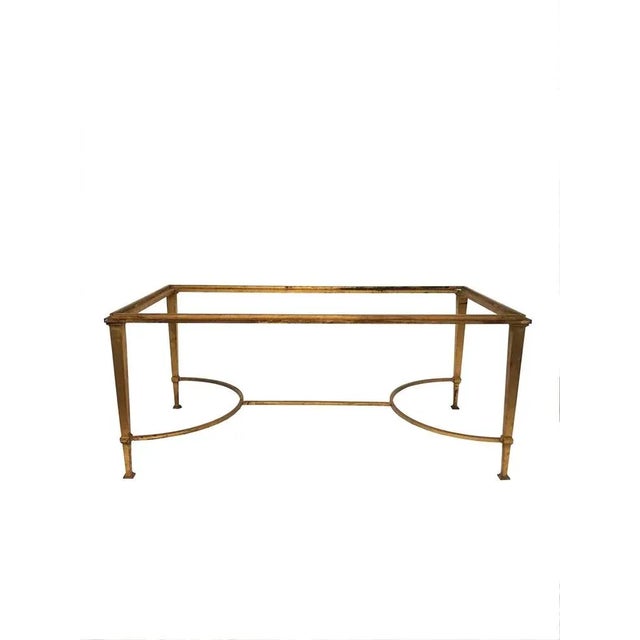Gold Gilden Coffee Table by Maison Ramsay, 1960s For Sale - Image 8 of 11
