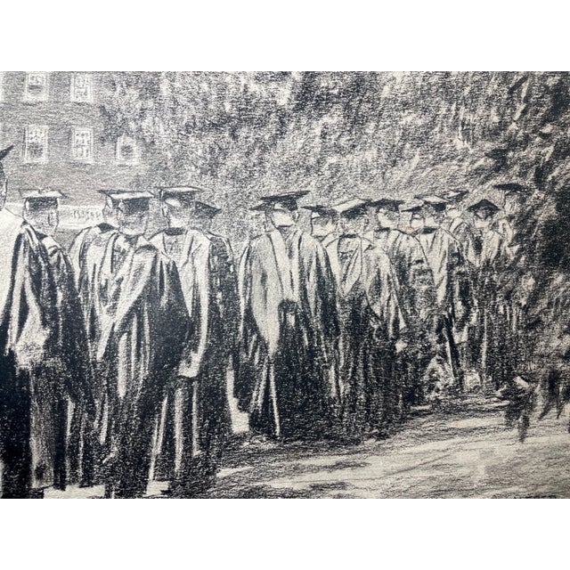 1990s Original Alfred Panepinto Realism College Graduation Drawing Sketch Illustration For Sale - Image 4 of 12