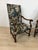 This is a pair of beautiful antique French chair frames that have been recently reupholstered! The new fabric is a...