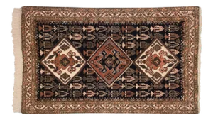 Vintage Ardebil Rug - 3'9" X 4'10"