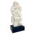 Modern White and Black Abstract Figural Sculpture For Sale