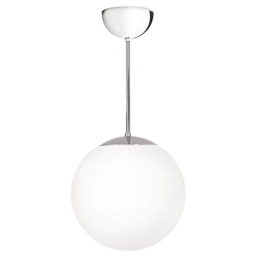 Artcraft Chrome Glob Ceiling Lamp in Brass and Glass from Konsthantverk For Sale - Image 6 of 6