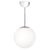 Artcraft Chrome Glob Ceiling Lamp in Brass and Glass from Konsthantverk For Sale - Image 6 of 6