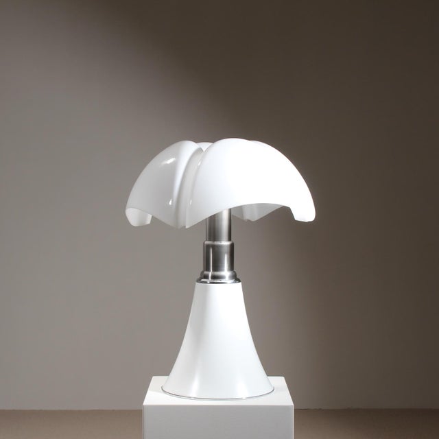 Metal Pipistrello 620 Lamp with Acrylic Glass by Gae Aulenti for Martinelli Luce, Italy, 1965 For Sale - Image 7 of 18