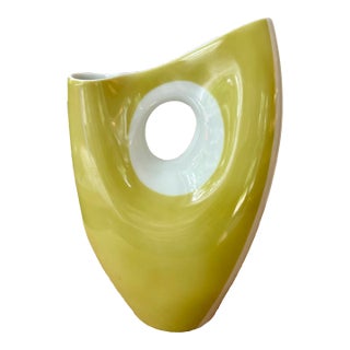Ultra-Modernist 1950s Rosenthal Porcelain Vase by Beate Kuhn For Sale