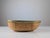 Wood Mid-Century Italian Rattan and Brass Oval Centerpiece Bowl, 1970s For Sale - Image 7 of 12