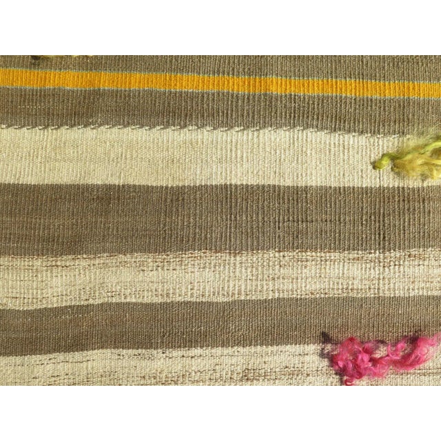 Tribal Modern Kilim Runner - 23" X 121" For Sale - Image 10 of 12