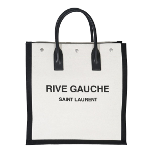 Beige Linen North South Rive Gauche Tote