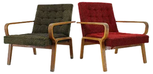 Set of Mid-Century Armchairs, 1960s