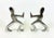 Metal Vintage Aluminium Bookends from Il Gusto Brugskunst, 1990s, Set of 2 For Sale - Image 7 of 7