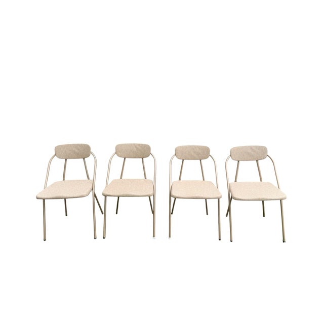 Metal Mid-Century Cosco Stylaire Folding Chair Set of Four For Sale - Image 7 of 12