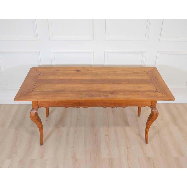 French Provincial French 19th Century Provincial Walnut Farm Table For Sale - Image 3 of 8