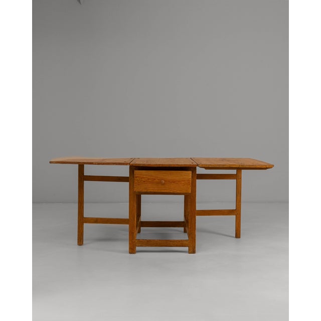 19th Century Swedish Wooden Drop Leaf Table In Original Patina For Sale - Image 18 of 18