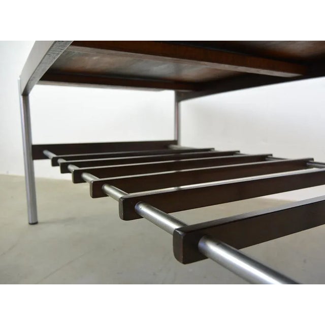 Rosewood Coffee Table with Reversible Top from TopForm, 1960s For Sale - Image 4 of 9