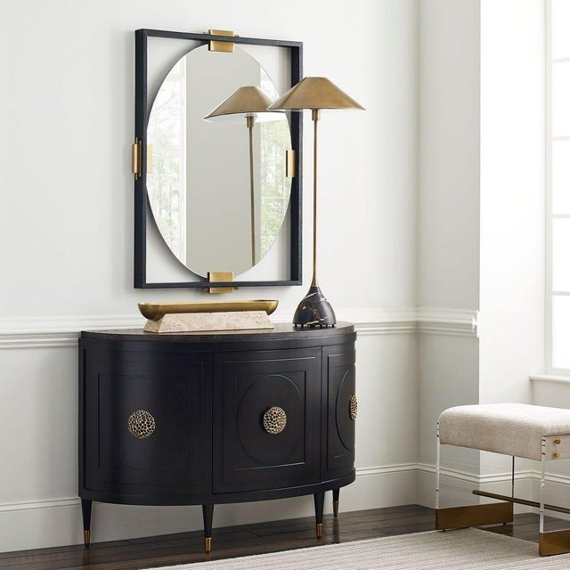 Newly Made Paris 48 Inch Console Cabinet - Espresso For Sale - Image 9 of 10