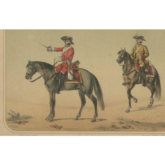 José Villegas, Historic Officers, 1861, Lithograph For Sale - Image 12 of 12