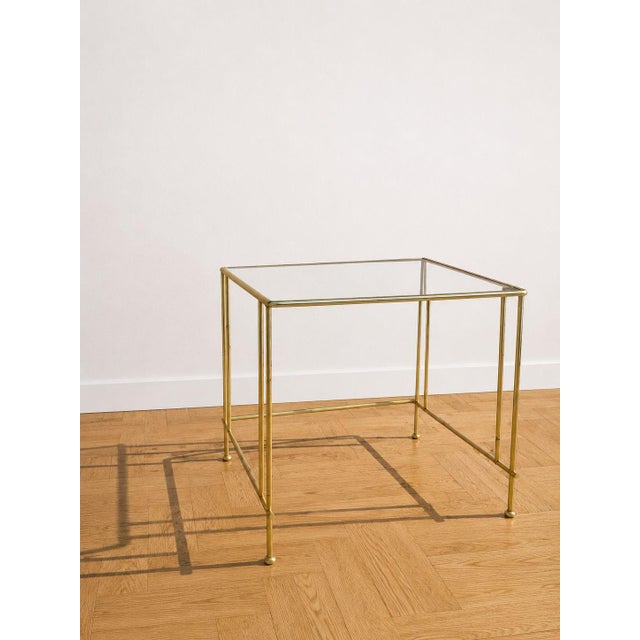 Mid-Century Brass and Glass Coffee Table, Italy, 1960s For Sale - Image 6 of 6