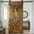 Vintage Hand-Carved Indian Deity Panel | Shiva & Goddess Wood Wall Art / Door Panel 84x41 For Sale - Image 11 of 11