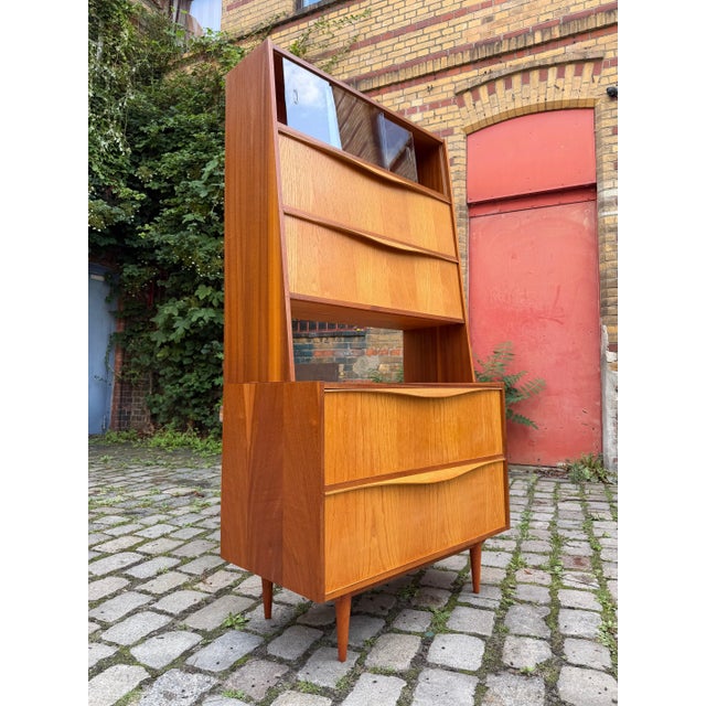Cabinet with Folding Compartments & Display Case from VEB Möbelindustrie Halle For Sale - Image 4 of 11