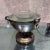For your consideration, a vintage 1950s Italian brass and art glass urn desk lamp, designed in the style of Fontana Arte...