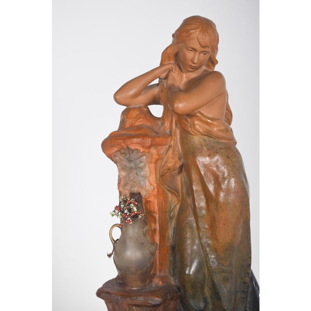 La Cruche Cassée Jug Figurine in Clay, France, 1950s For Sale - Image 10 of 11