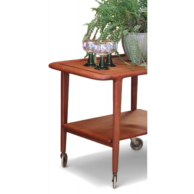 1970s Teak Drinks Trolley by Niels Otto (N. O.) Møller, 1960s For Sale - Image 5 of 11