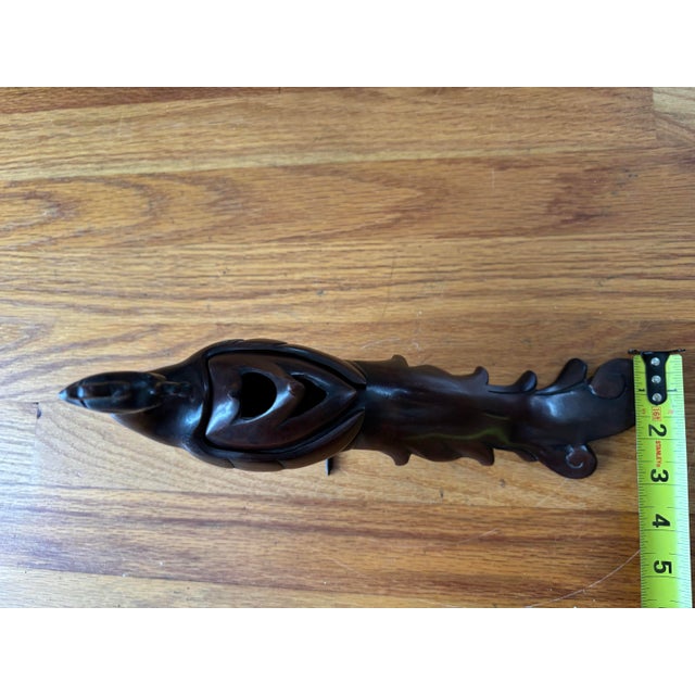 Bronze Vintage Japanese Patinated Bronze Peacock Incense Burner For Sale - Image 8 of 11