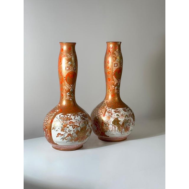 Antique Japanese Vases, 1890, Set of 2 For Sale - Image 10 of 13