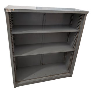 Vintage Metal Bookcase 1960's Usa For Sale