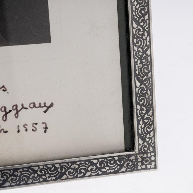 Silver & Niello Photo Frame, Bangkok, 1957 For Sale - Image 14 of 16