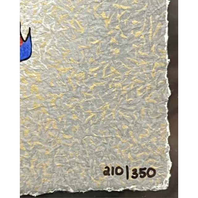 Black Mid-Century Abstract Anatole Krasnyanski Serigraph No. 210/310 For Sale - Image 8 of 9