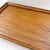 Vintage Mid Century Modern Teak Wooden Riser Tray | Scandinavian Display Stand | Danish Modern Serving Tray | Japandi Decor | Coffee Table Organizer For Sale - Image 9 of 12