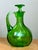 Green Vintage Green Glass Decanter For Sale - Image 8 of 12