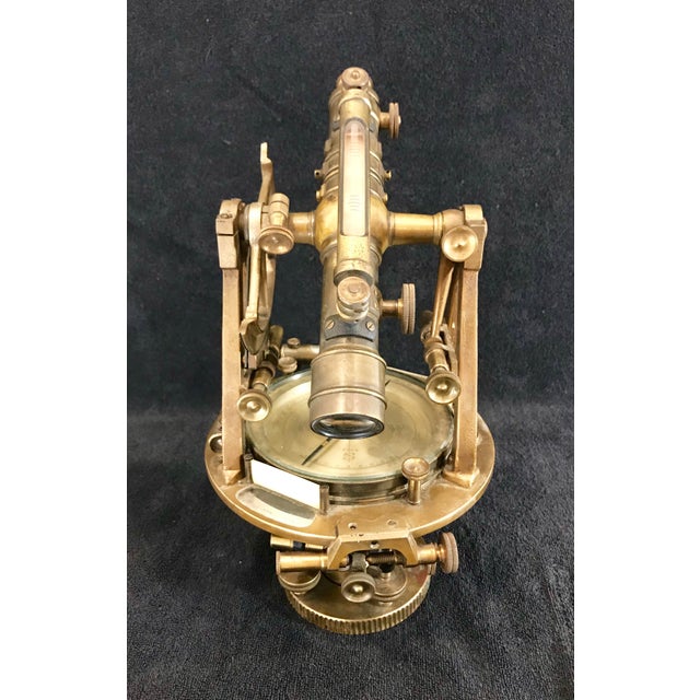 Late 19th Century Gurley Brass Surveyor S Transit Compass Instrument - 