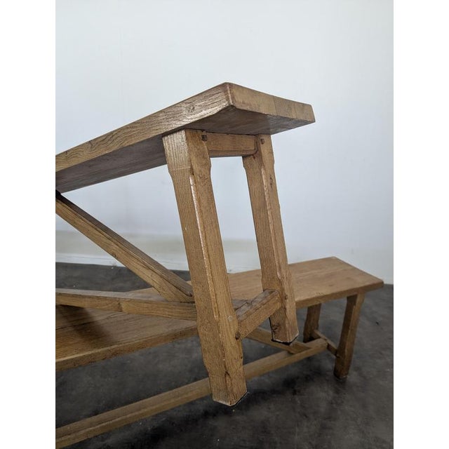 Benches in Oak, Set of 2 For Sale - Image 3 of 6