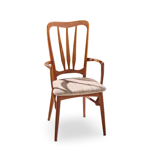 Niels Koefoed for Koefoeds Hornslet Ingrid Mid Century Teak Dining Chairs - Set of 8 For Sale - Image 17 of 18