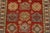 2020s Kazak Rug 3’11” X 5’3” Red Wool Tribal Hand-Knotted Oriental Carpet For Sale - Image 5 of 12