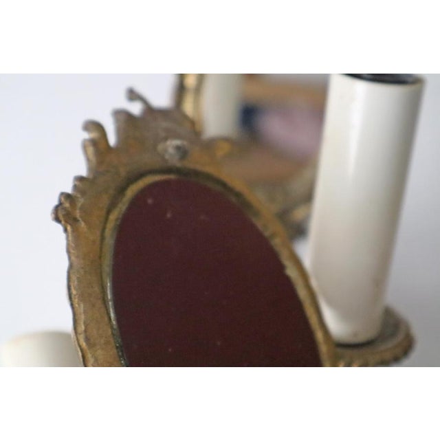 Small Wall Lamps with Mirror, France, 1960s, Set of 2 For Sale - Image 15 of 17