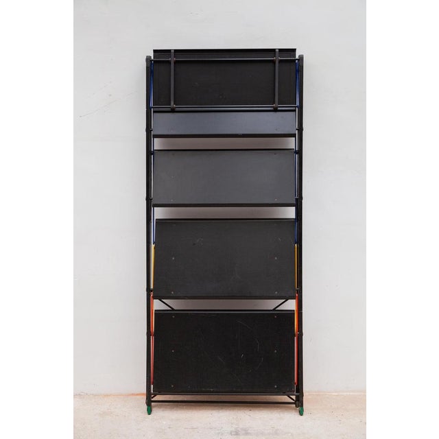 Metal Folding Bookcase For Sale - Image 11 of 13
