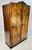 H & L Epstein Furniture Co Mid 20th Century English Art Deco Book-Matched Burl Walnut Wardrobe For Sale - Image 4 of 13