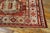 1900s Red Geometric Rustic Antique Caucasian Karabagh Rug 4' X 9' Knotted Wool Carpet For Sale - Image 4 of 5