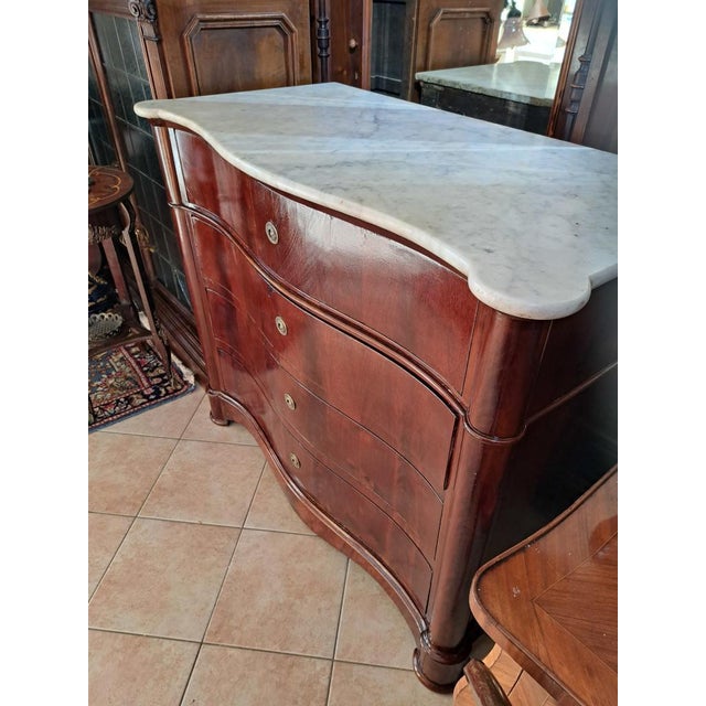 Louis Philippe Chest of Drawers in Mahogany For Sale - Image 3 of 7