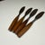 Dansk Set (4) Mid-Century Modern Teak Steak Knives Dansk Fjord Jens Quistgaard Ihq For Sale - Image 4 of 7