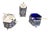 Antique Sterling Silver Cruet Set, Birmingham, 1926, Set of 3 For Sale
