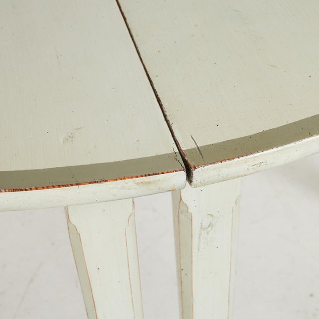 Crescent-Shaped Console or Dining Table For Sale - Image 4 of 7