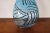 Blue Modern Art Glass Vase For Sale - Image 10 of 11
