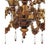 Brown Handcrafted Modern Brown Ca Rezzonico Chandelier with Curled Murano Glass by Simoeng For Sale - Image 8 of 9