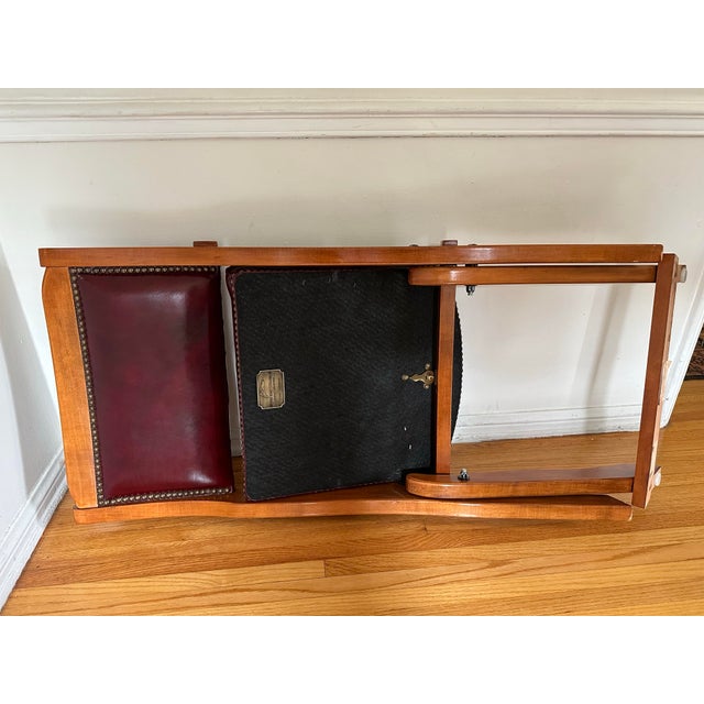 1990s Rms Titanic Artifact Collection Leather Chair For Sale - Image 11 of 12