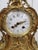 Beautiful Antique French Louis Gilded Mantle Clock For Sale - Image 4 of 5